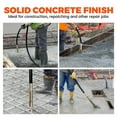 thumbnail image 6 of 16,000 VPM Electric Concrete Vibrator, Concrete Vibrating Tool Equipped With 14.75FT Steel Vibrating Rod And Stainless Steel Roll Cage, Suitable For Removing Bubbles From Construction Cement, 6 of 8