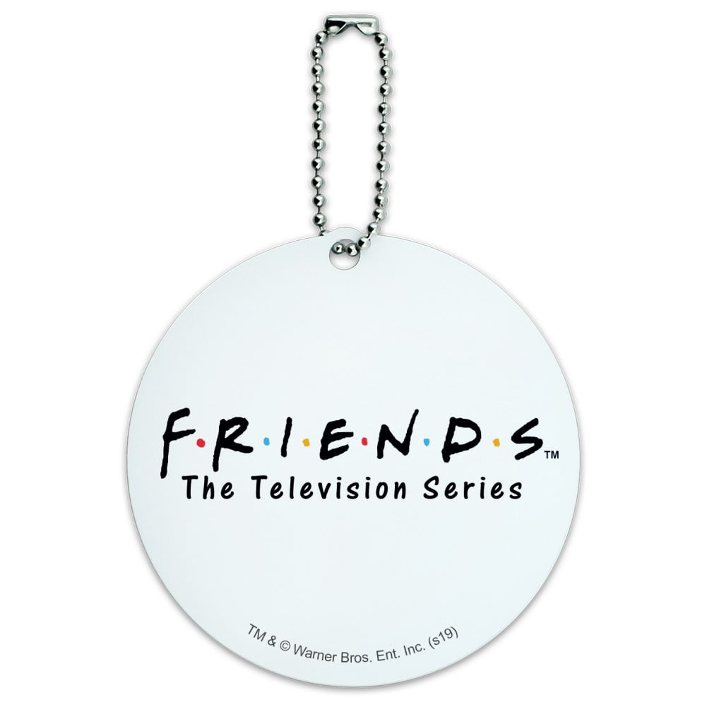 Friends Logo Round Luggage ID Tag Card Suitcase Carry-On - Walmart.com