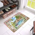 thumbnail image 3 of MKHERT Terrace with Access to The Beach with Palm Tree Doormat Rug Home Decor Floor Mat Bath Mat 23.6x15.7 inch, 3 of 3