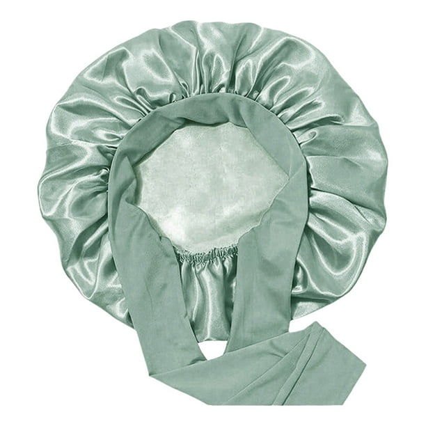 Capas Ducha Capó Con Banda Corbata Ajustable para Mujeres () Verde