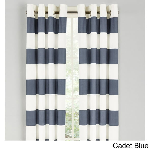 Nautica Cabana Stripe 84 Inch Cotton, Nautica Stripe Shower Curtain