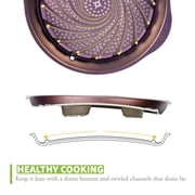 TeChef - Stovetop Indoor Korean BBQ Nonstick Grill Pan, KBBQ Grill Pan, PFOA-Free, Dishwasher Oven Safe, Made in Korea