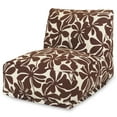 thumbnail image 1 of Majestic Home Goods Indoor Outdoor Chocolate Plantation Chair Lounger Bean Bag 36 in L x 27 in W x 24 in H, 1 of 6