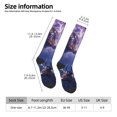 thumbnail image 3 of Bixox Enchanted Forest Stag Gathering Patterned Men's and Women's Knee Socks High Socks Outdoor Sports Socks, 3 of 5