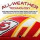 thumbnail image 4 of Balón de fútbol Franklin Sports NFL Kansas City Chiefs de goma, 8.5 pulgadas, 4 of 7