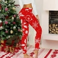 thumbnail image 2 of Luxalzxs Butt Lifting Leggings for Women Christmas Print Elasticity Jogging Pants Workout Leggings Yoga Pants, 2 of 5