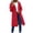 Red, variant on Jacket for Women Waterproof Hood Sun Protection Outdoor Long Windbreaker Lightweight Hiking Jacket with Pockets Striped Lining