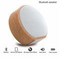 thumbnail image 1 of Wood Grain Wireless Bluetooth Speaker Portable Mini Subwoofer Audio Gift Stereo Loudspeaker Sound System Support Tf Aux Usb A60, 1 of 3
