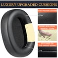 thumbnail image 3 of SOULWIT Replacement Earpads for AKG Pro Audio K361, K361BT, K371, K371BT Headphones, Ear Pads Cushions with Soft Protein Leather and High-Density Memory Foam - Black, 3 of 6