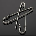 thumbnail image 4 of AIGIA 10/20PCS Safety Pins 4" and 3" Large Safety Pins Clothing Safety Pins for Blankets Crafts Skirts Oversized Heavy Duty Safety Pins, 4 of 6