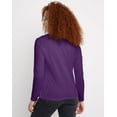 Hanes Women's Cotton Crew Neck TShirt with Long Sleeves, Sizes SXXL