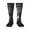 2 Black-1, variant on Mystical Masked Figure Monochrome Knee Socks, High Socks Long Stretchy Sock Women Knee High Stocking, Long Socks for Women