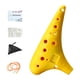 thumbnail image 3 of Ocarina de 12 agujeros, instrumento musical compacto para adultos, amantes de la música y principiantes. Amarillo, 3 of 9