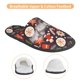 thumbnail image 3 of Fotbe Winter Holiday Christmas Pantuflas Peludas para Mujer con Estampado, Zapatillas de Peluche, Zapatos de Invierno para Casa, Uso Interior y Exterior-Large, 3 of 8