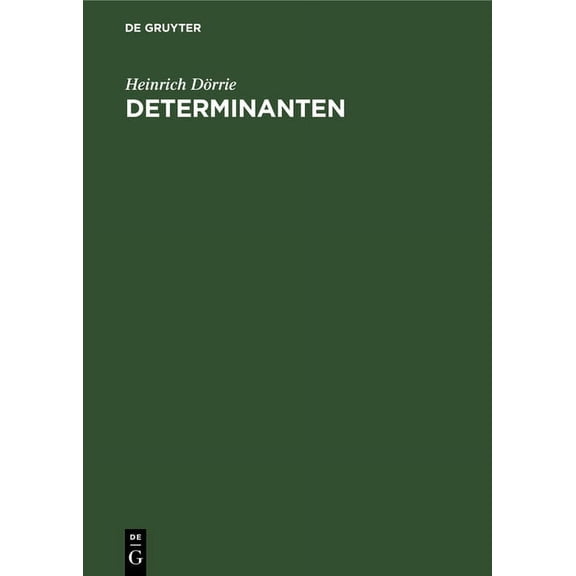 Determinanten, (Hardcover)