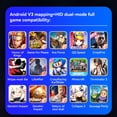 thumbnail image 4 of Controlador Juego Estiramiento Inalámbrico BT para Android/iOS () Blanco, 4 of 9