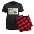 thumbnail image 5 of CafePress - Bodhran Women's Dark Pajamas - Women's Short Sleeve Print T-Shirt and Pants Dark Cotton Pajama Set, 5 of 7