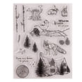 thumbnail image 1 of Winter Animals Silicone Clear Seal Stamp DIY Scrapbooking Embossing Photo Album Decorative Paper Card Craft Art Handmade Gift, 1 of 4