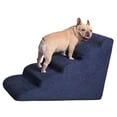 thumbnail image 5 of High Dog Stairs For High Beds 5-Step Dog Steps For Small Dogs And Cats Curved Pet Stairs For High Bed Climbing Non-Slip Balanced Pet Step Indoor Stairs For Small Pets Older Dogs, 5 of 6