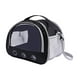 thumbnail image 2 of Bolsa de transporte para hámster, de malla transpirable, ligera, con cierre de cremallera, portátil Negro, 2 of 9