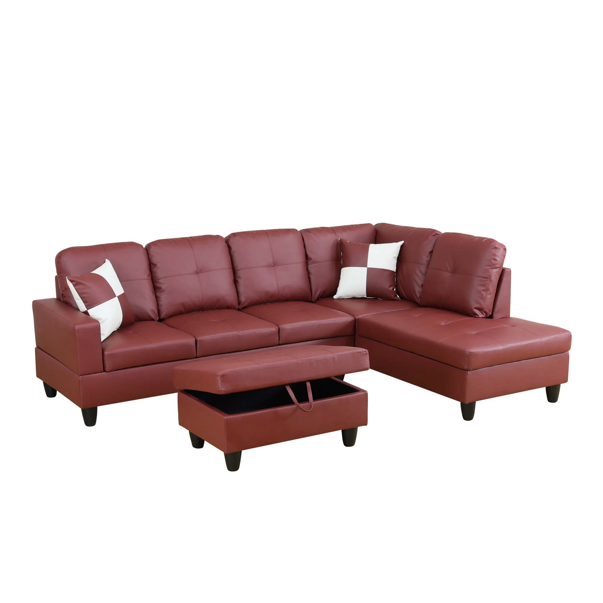 MAYEERTY Modern Adult 3-Piece Couch Set Versatile Design Comfortable Seating Stylish Living Room Decor