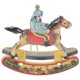thumbnail image 4 of Modelo de caballo de mecedora decorativa de toyo de juguete con adorno en forma de caballo elegante para el hogar, 4 of 8