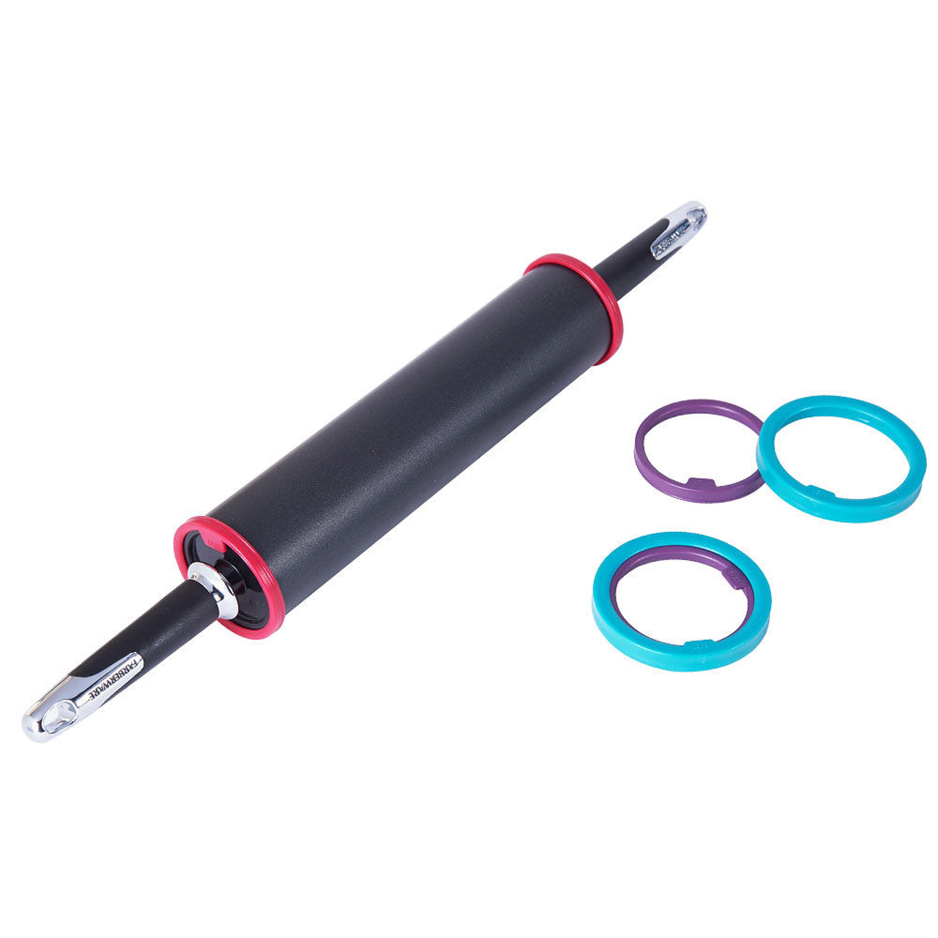Farberware Professional NonStick Rolling Pin With Thickness Discs