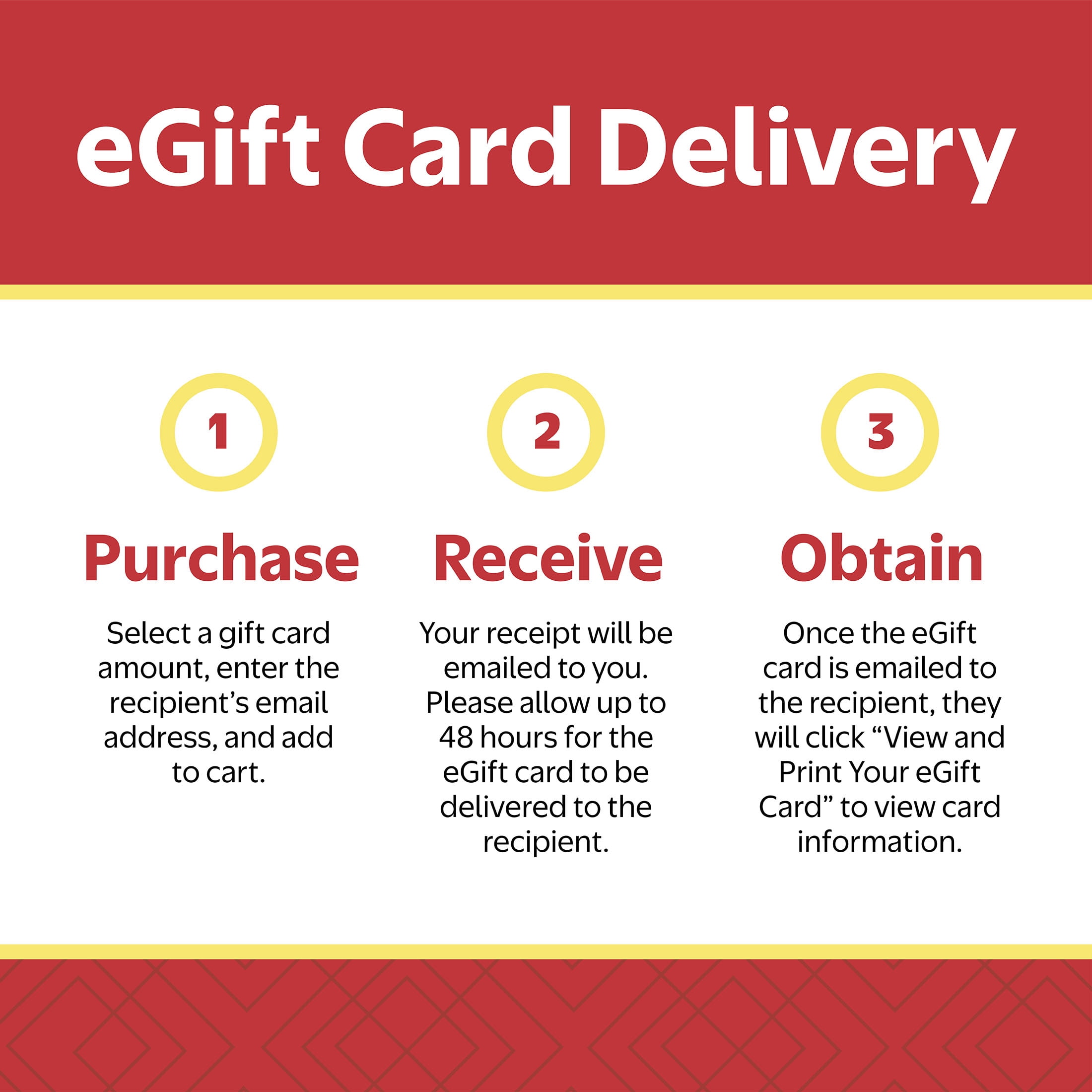 Mastercard® $20-$500 Red Diamonds eGift Card (Plus $6.84 Purchase Fee) [Email Delivery]