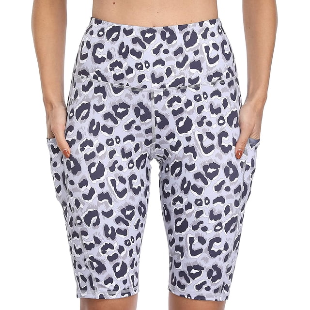 Caleçon de Running pour Femmes avec Poches Latérales Taille Haute