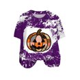 thumbnail image 5 of UAYOTSE Halloween Fashion Graphic Tshirt Women Crew Neck Short Sleeve Casual Holiday Top Size 3XL, 5 of 6