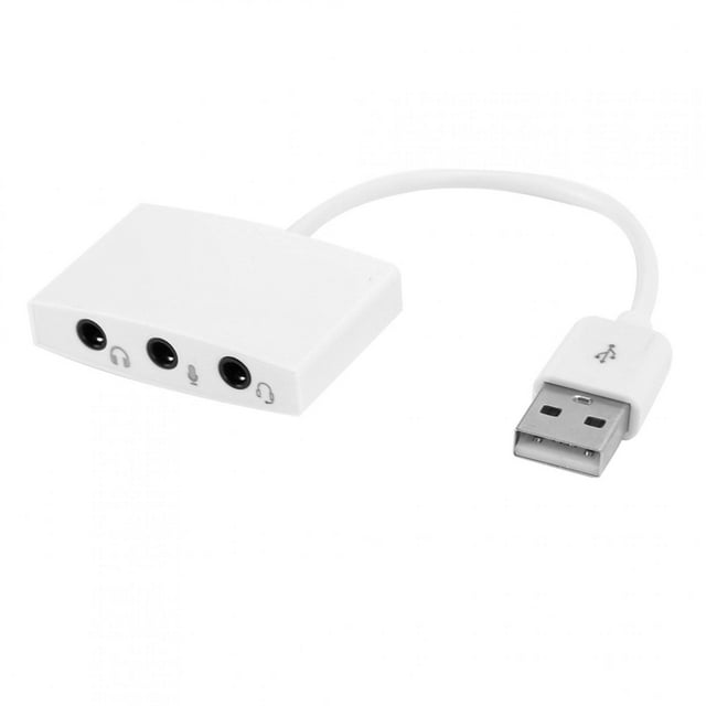 Adaptador De Tarjeta De Sonido De 7 1 Canales Resistente A La Corrosión ABS Adaptador De Tarjeta De Sonido De PC Resistente Al Desgaste Para PC Portátil ANGGREK Otros
