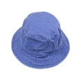 thumbnail image 2 of Top Headwear Washed Design Bucket Hat, Royal M/L, 2 of 2