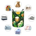 thumbnail image 6 of Fotbe Laundry Hamper With Durable Leather Laundry Basket St Patrick'S Day10 Thickened Waterproof Round Collapsible Laundry Hamper, Dirty Clothes Laundry Basket, 6 of 8