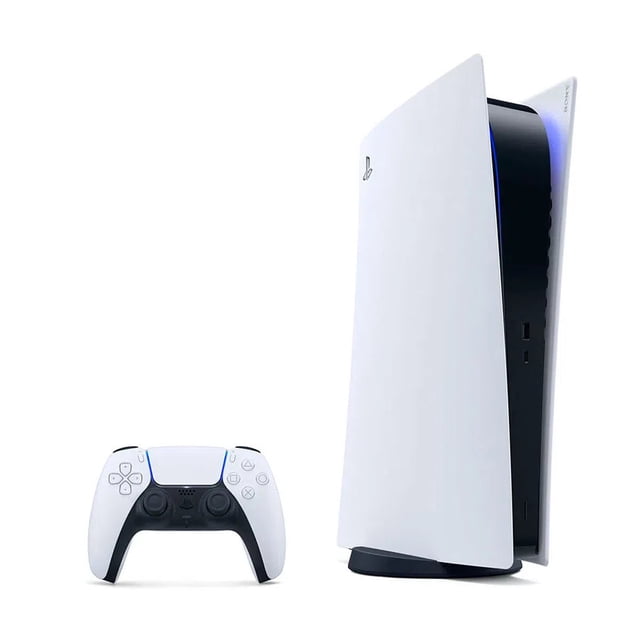 Consola Sony PS5 PlayStation 5 Edicion Digital 825GB Blanco y Negro