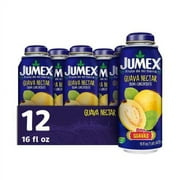 Jumex Lata Botella Guava Nectar | Insulated, BPA-Free Aluminum Can with Resealable Top | 16.9 Fl Oz (Pack of 12)