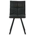 thumbnail image 2 of HomeStock Mediterranean Mastery Modern Leather Dining Chair With Metal Legs Set of 4, 2 of 6