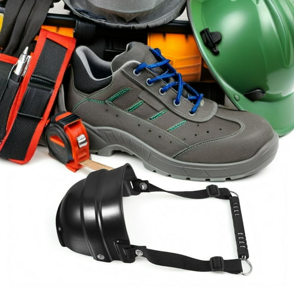 HOMEMAXS 2pcs Work Boot Toe Protector Shoe Guard Safety Toe Caps With Metatarsal Shoe Guards Footwear Toe Guard For Men And Women Anti-Smash Shoe Toe Sleeve