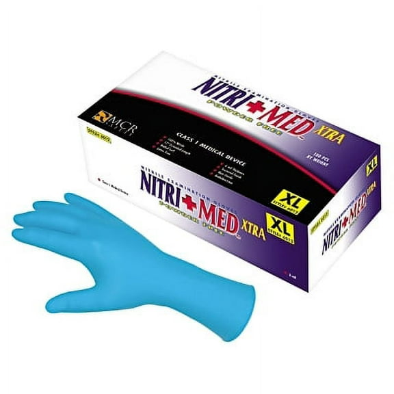 MCR 127-6012L Large Nitri Med-Xtra Nitrile Glove Powder Free