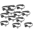 thumbnail image 5 of 12 Pieces Clip-on Earrings Converter with Loop DIY Jewelry Making Findings - Goldcoding/1493 (Color : Black), 5 of 5