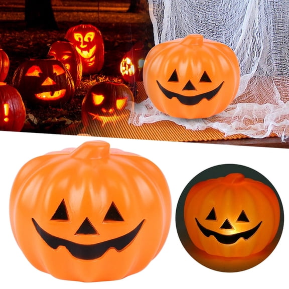 CUNlUDJ9 halloween tree ornaments halloween bags prelit christmas tree halloween pens halloween for women Halloween Supplies Luminous Novelty Pumpkin Jar Blessing Props