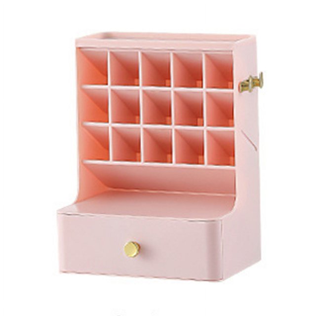Makeup Organizer Drawer with Large Space, Easy to Storage, Top Groove Design, Dustproof Drawers, Slant In Design, Space Saving for Jewelry, Lipstick and Cosmetics
