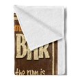 thumbnail image 2 of Tiki Bar Soft Flannel Fleece Throw Blanket, Aged Old Frame Sign of Inspirational Words Leisure Travel Print, Cozy Plush for Indoor and Outdoor Use, 50" x 70", Multicolor, by Ambesonne, 2 of 5