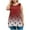 Wine, variant on Women Tank Tops Sleeveless Tops Fashion Women Round Neck Printing Oversized Sleeveless T-shirt Loose Tank Blouse Wine XXXL