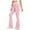 CB02_Light pink, variant on Womens Yoga Pants High Waisted Seamless Flare Legs with Pockets High Waisted Tummy Control Pant for Workout Light pink S