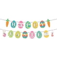 thumbnail image 2 of BotaniNest Easter Themed Party Banner With Easter Eggs Rabbits Carrots And Banners, 2 of 6