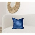 thumbnail image 5 of HomeRoots 17" X 17" Blue And White Blown Seam Gingham Throw Indoor Outdoor Pillow, 5 of 5