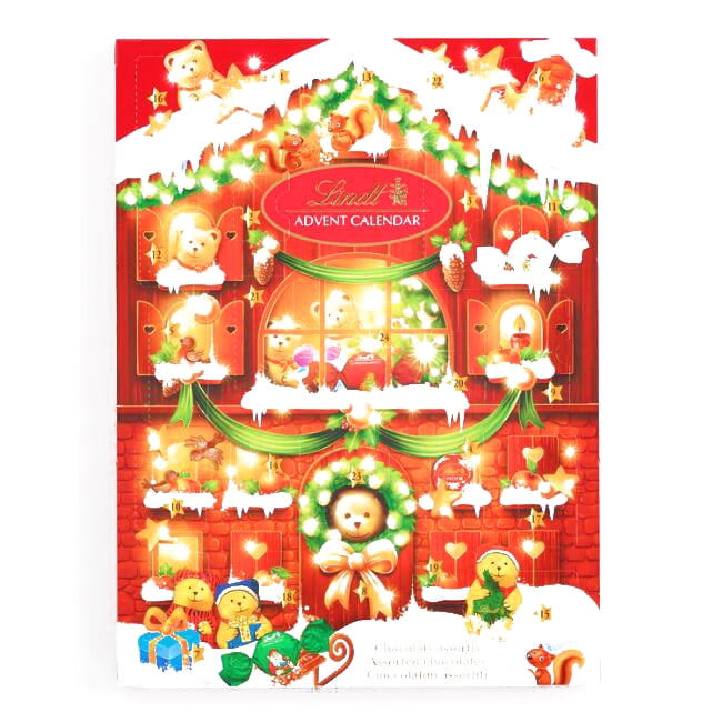 Lindt Red Bear Chocolate Advent Calendar 6.1 oz each (1 Item Per Order, not  per case) - Walmart.com