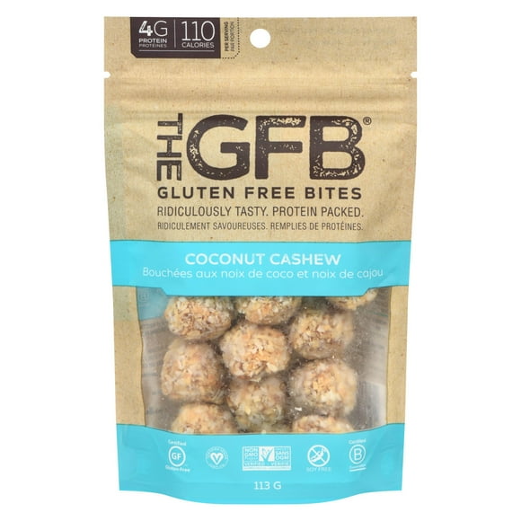 The GFB: Gluten Free Bites – Coconut Cashew, Pouch. 113g