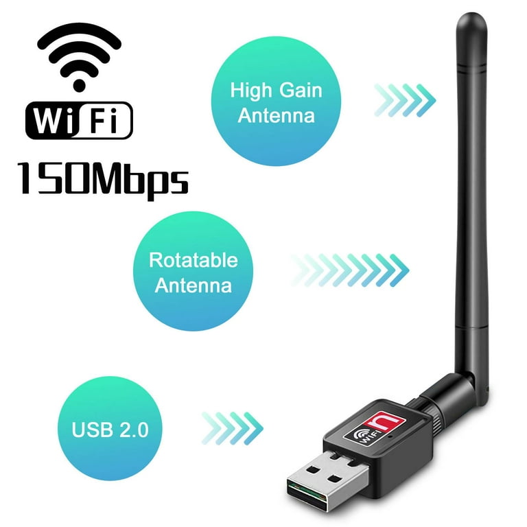 Routers Receptor de Internet Controlador Adaptador Wifi USB 600Mbps Wifi 5  ghz