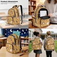 thumbnail image 3 of DISNIMO School Bag Set for Girls, Corgi Sunflower Print Large Capacity Backpack Lunch Box and Pencil Case Set for Primary Middle, 17 Inch Lightweight Bookbag for Travel Camping Picnic, 3 of 7